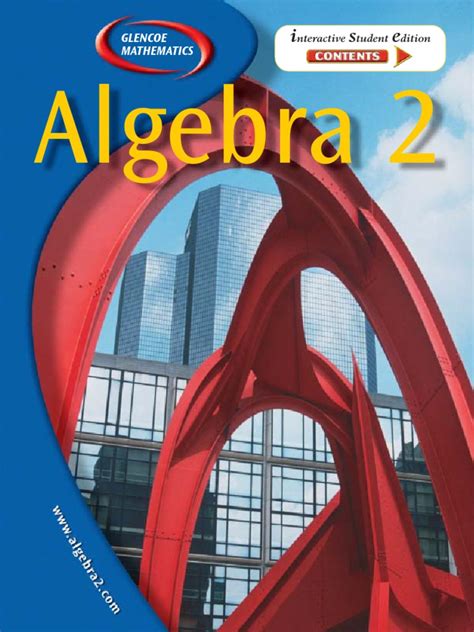 Study Guide Answer Key - GlencoeMcGraw - Answer Key GlencoeMcGraw-Hill 113 Glencoe Algebra 1 Lesson 1-6 19. . Mcgraw hill algebra 2 answers pdf
